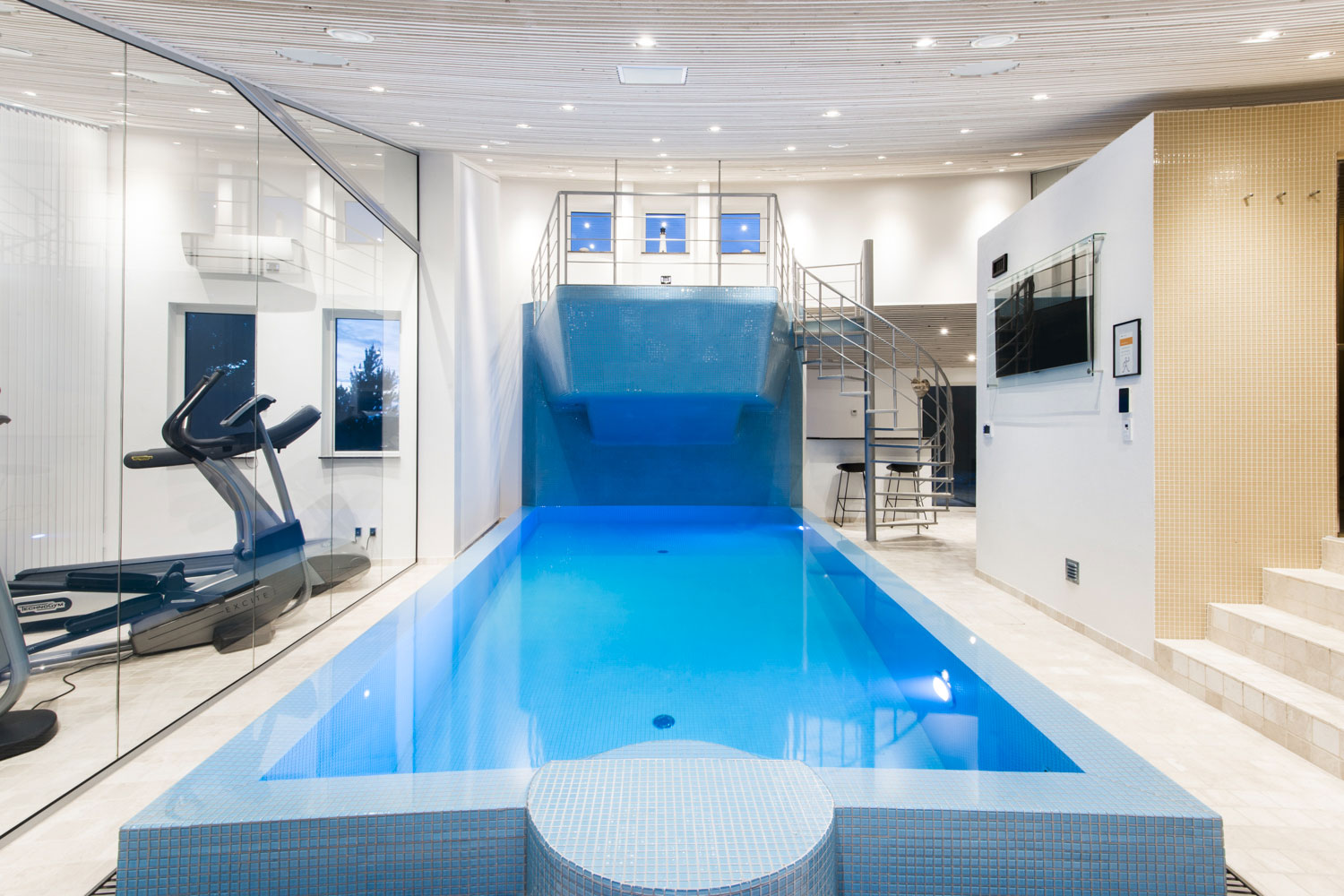 Luksus sommerhus i blåvand udlejes fitness wellness pool & spa